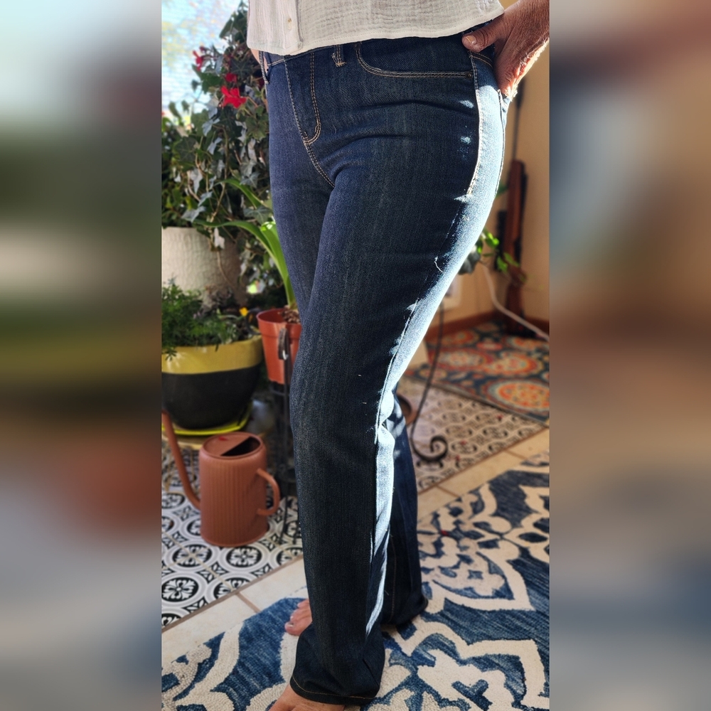 Faded Glory Dark Blue Boot Cut Jeans